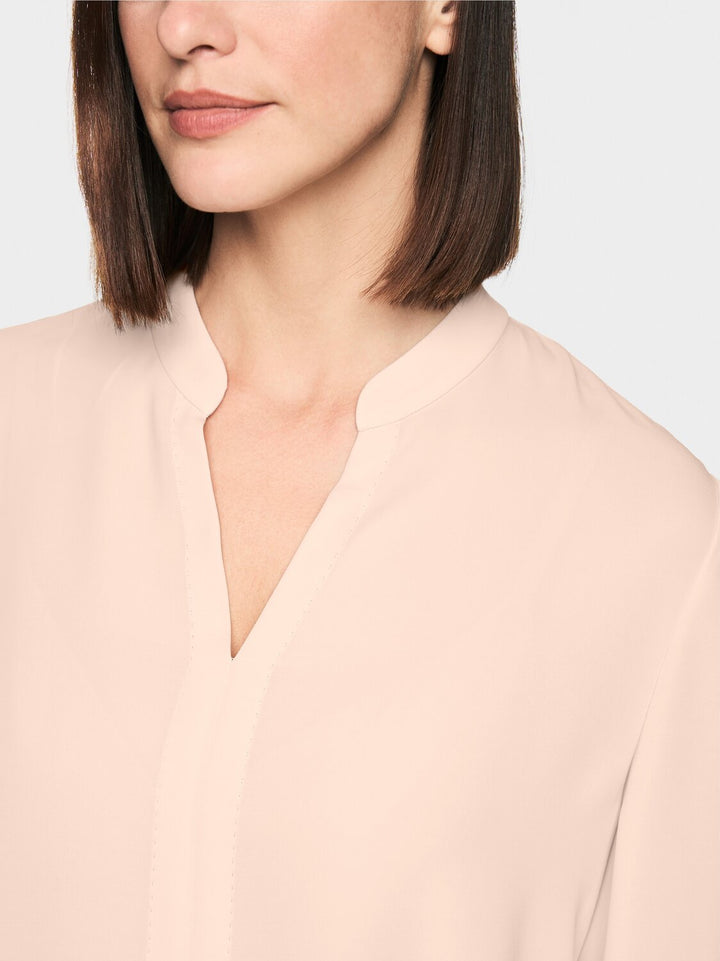 Marc Cain Blouse met Plissé Details – Room-100% polyester-DAMES TOPS & BLOUSES-Room