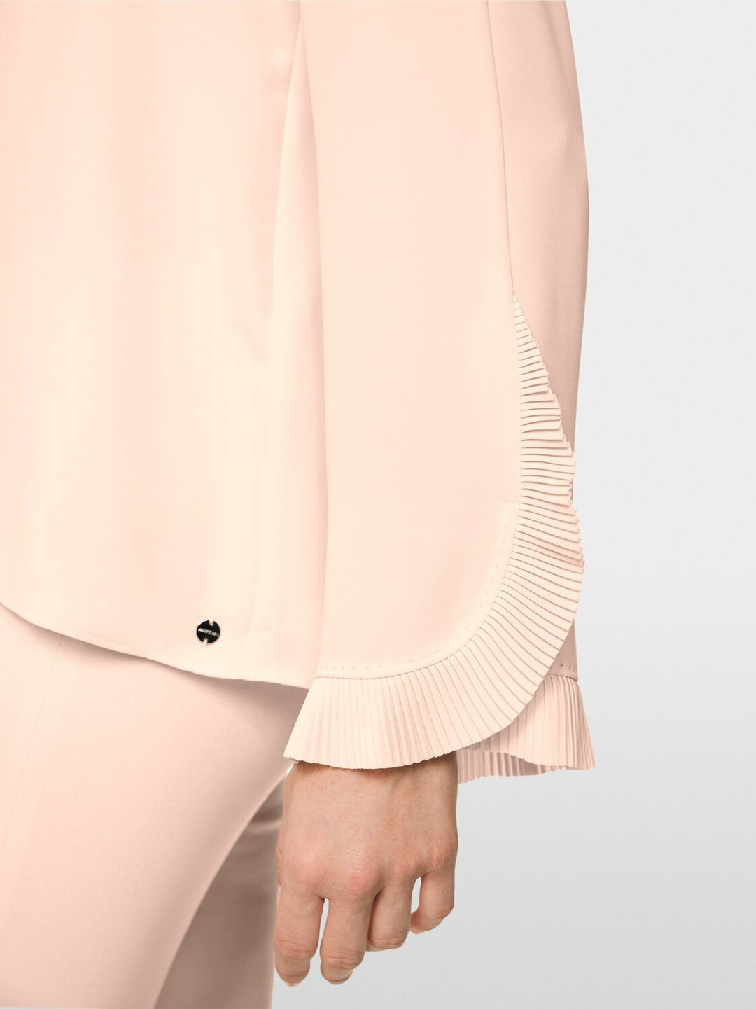 Marc Cain Blouse met Plissé Details – Room-100% polyester-DAMES TOPS & BLOUSES-Room