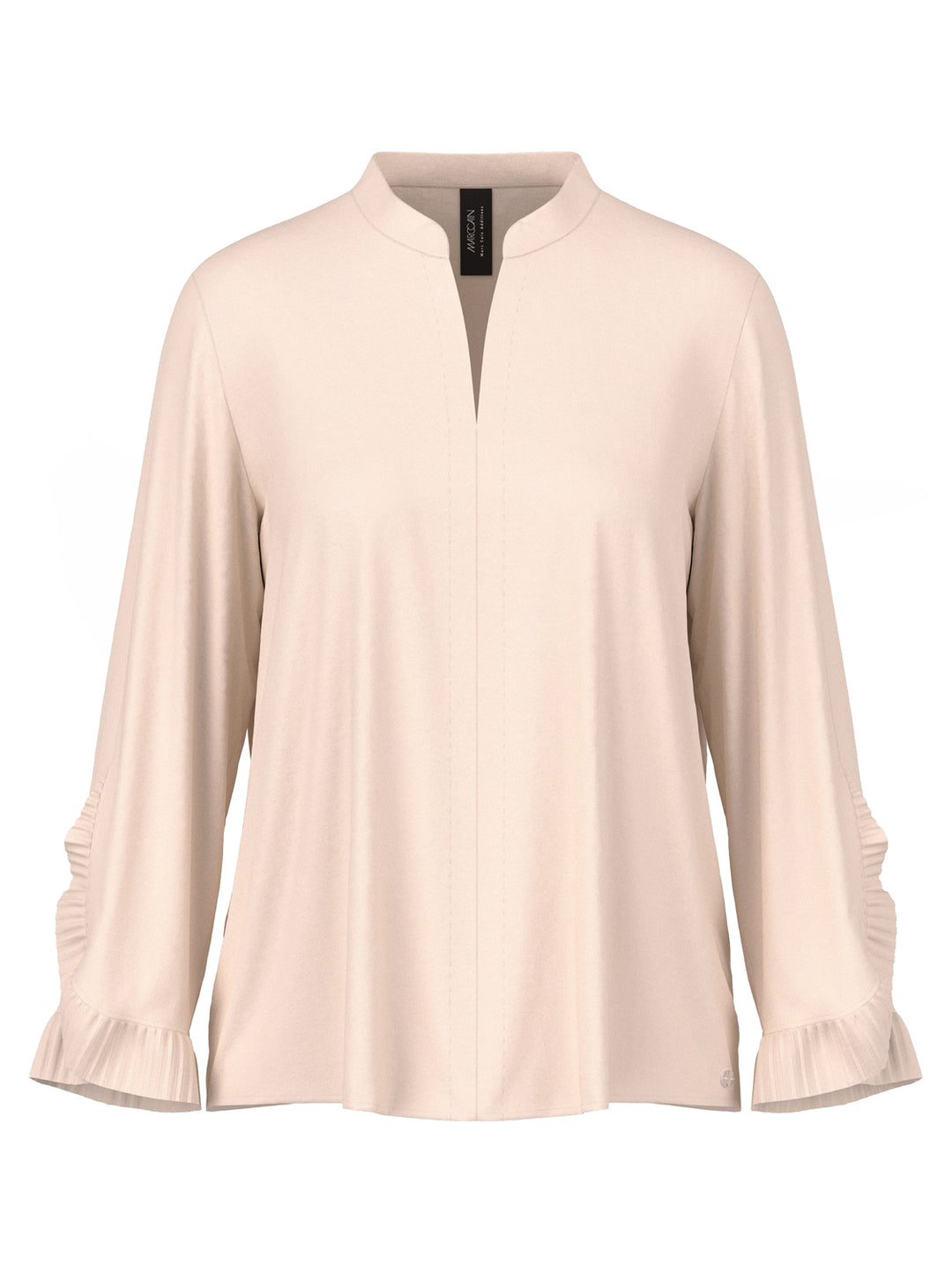 Marc Cain Blouse met Plissé Details – Room-100% polyester-DAMES TOPS & BLOUSES-Room