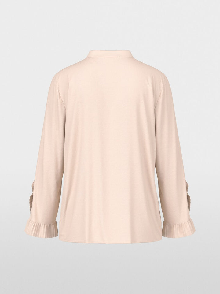Marc Cain Blouse met Plissé Details – Room-100% polyester-DAMES TOPS & BLOUSES-Room