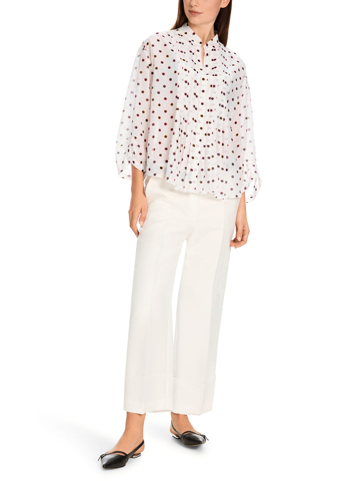 Marc Cain blouse met zijde-alg.: 72% katoen, 28% zijde-DAMES TOPS & BLOUSES-Room