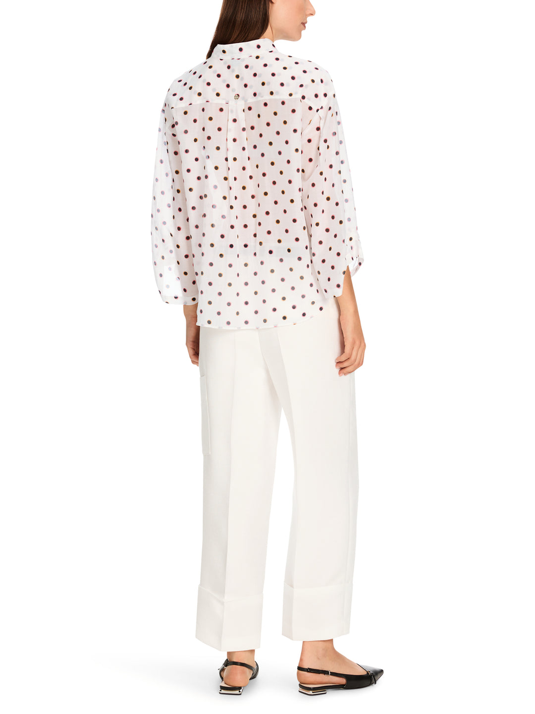 Marc Cain blouse met zijde-alg.: 72% katoen, 28% zijde-DAMES TOPS & BLOUSES-Room