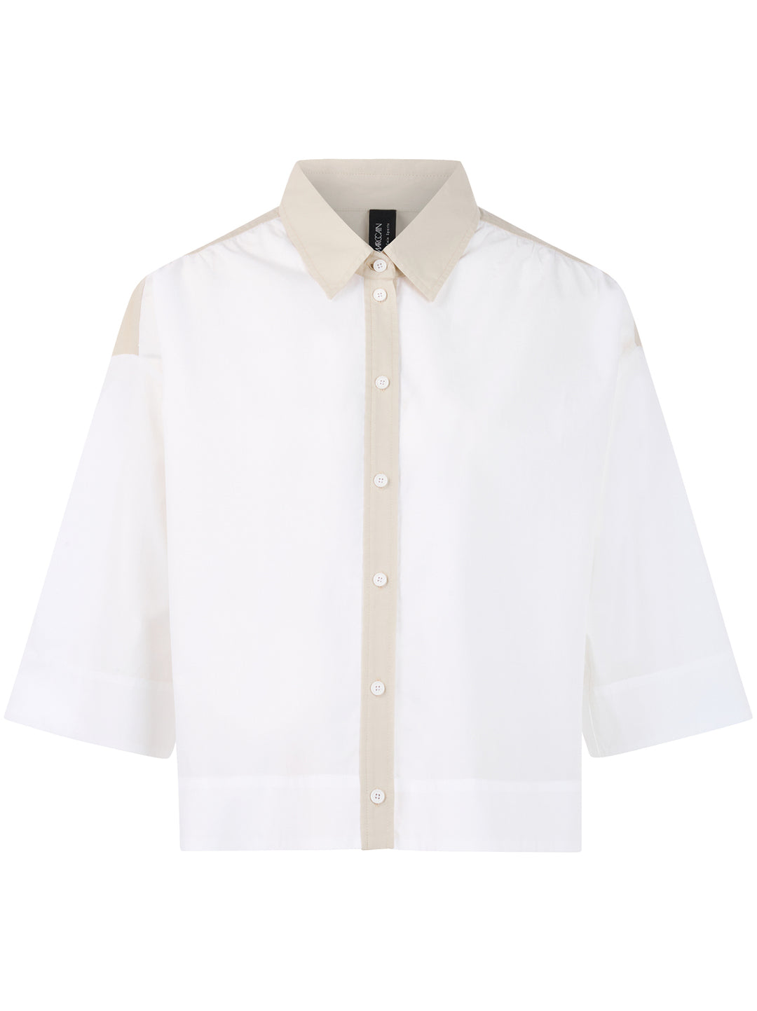 Marc Cain Blouse – Wit-100% katoen-DAMES TOPS & BLOUSES-Wit