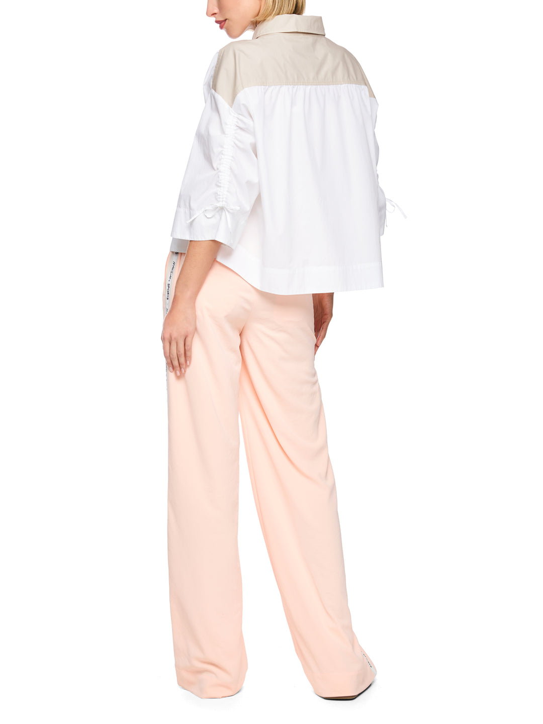 Marc Cain Blouse – Wit-100% katoen-DAMES TOPS & BLOUSES-Wit