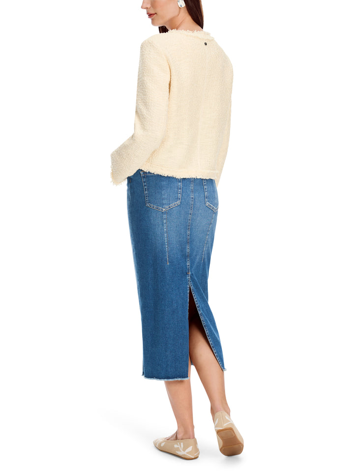 Marc Cain bolero in melé - gemaakt van 100% katoen-DAMES TRUIEN & VESTEN-Room