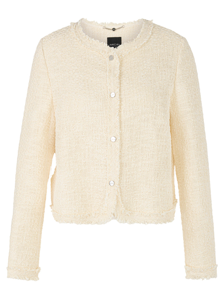 Marc Cain bolero in melé - gemaakt van 100% katoen-DAMES TRUIEN & VESTEN-Room