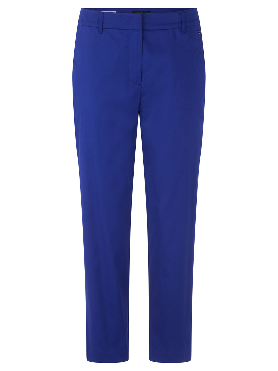 Marc Cain Broek FRANCA met 7/8-lengte – Blauw-97% katoen, 3% elastaan-DAMES BROEKEN-Blauw