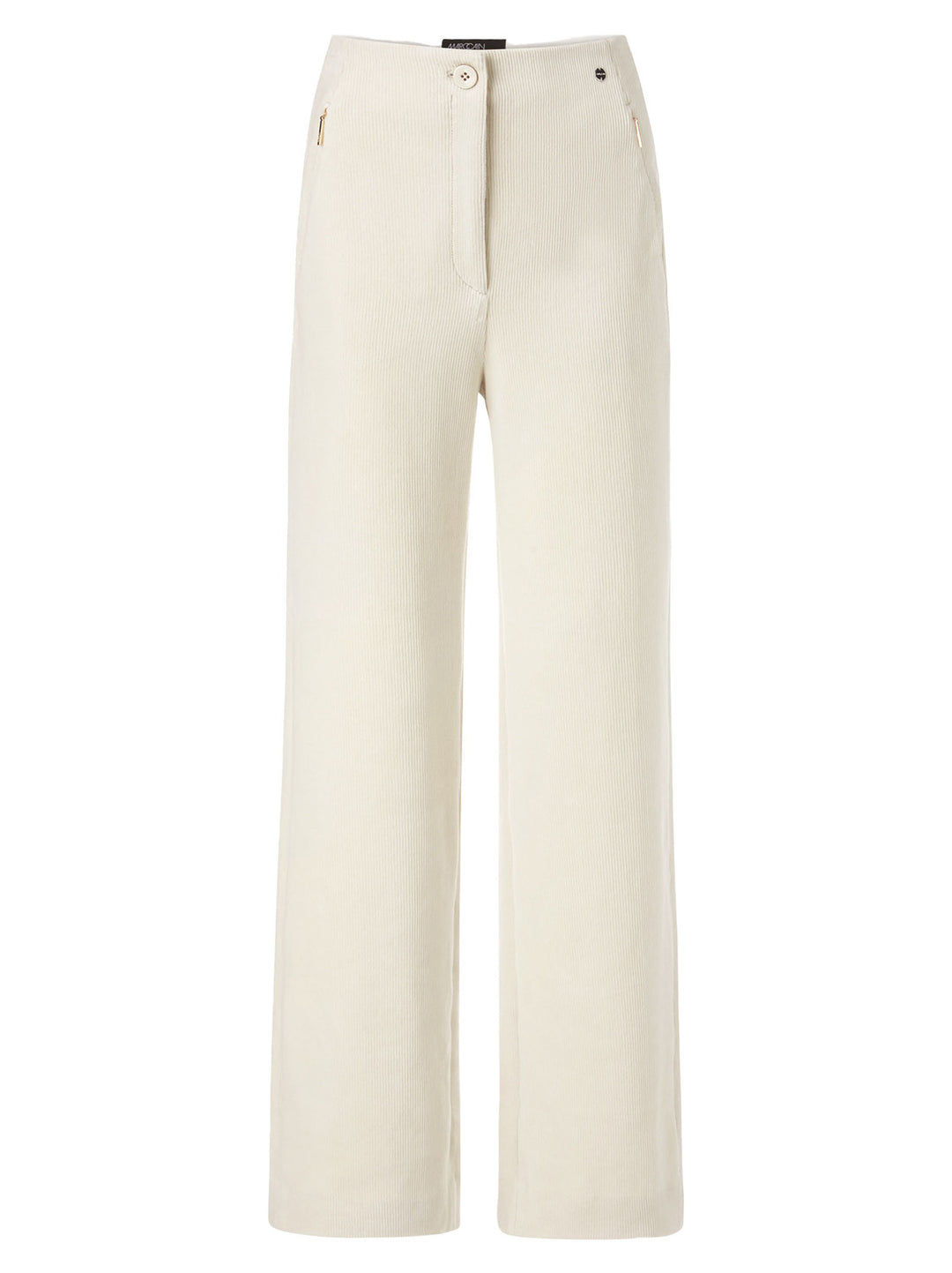 Marc Cain broek met hoge taille - model WELKOM-Materiaal<br />alg.: 76% katoen, 22% polyester, 2% elastaan-DAMES BROEKEN-