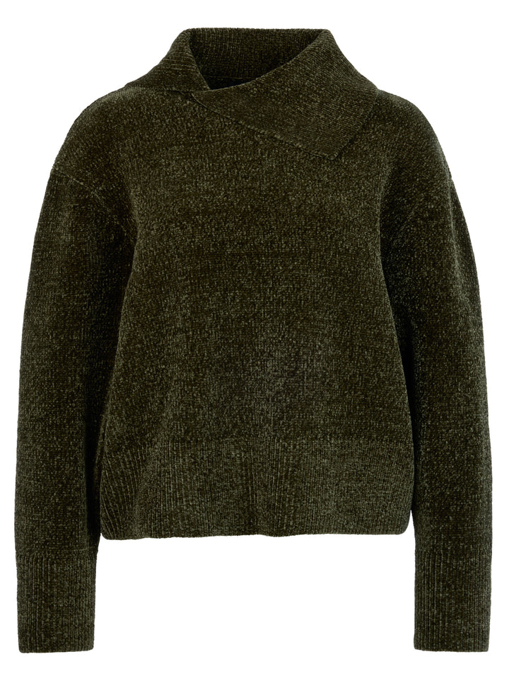 Marc Cain Chenille Coltrui – Groen-100% polyester-DAMES TRUIEN & VESTEN-Groen
