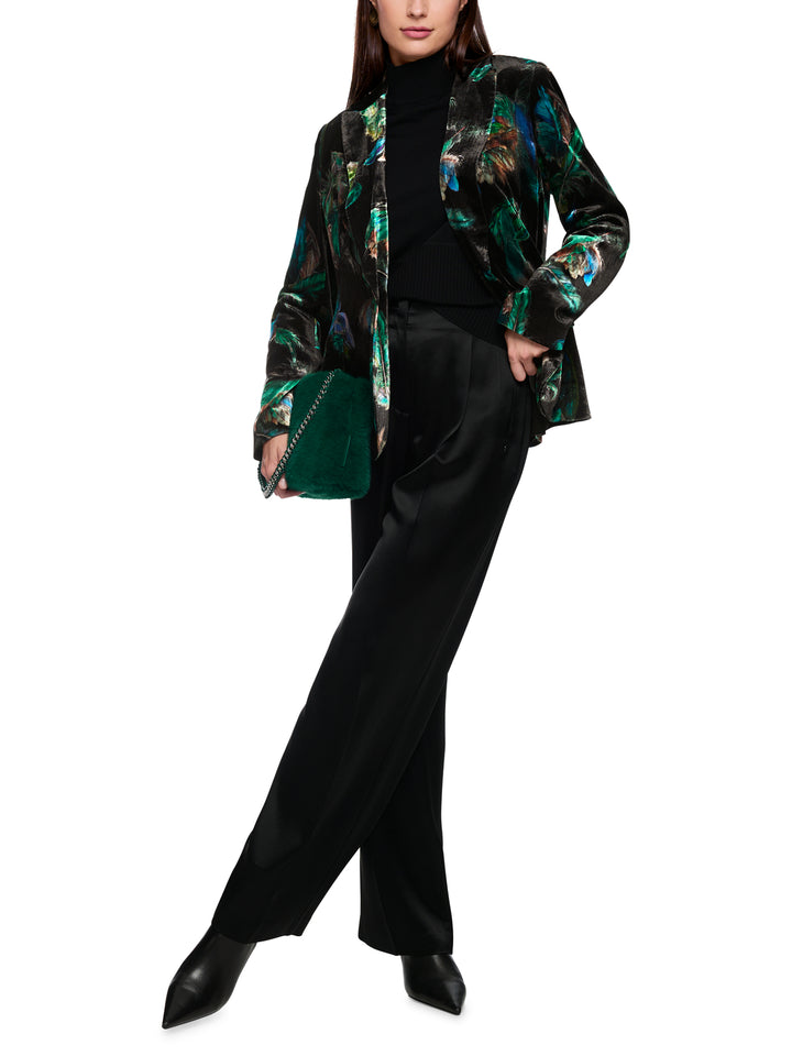 Marc Cain Collections Blazer – Groen-80% viscose, 20% polyamide-DAMES BLAZERS & GILETS-Groen