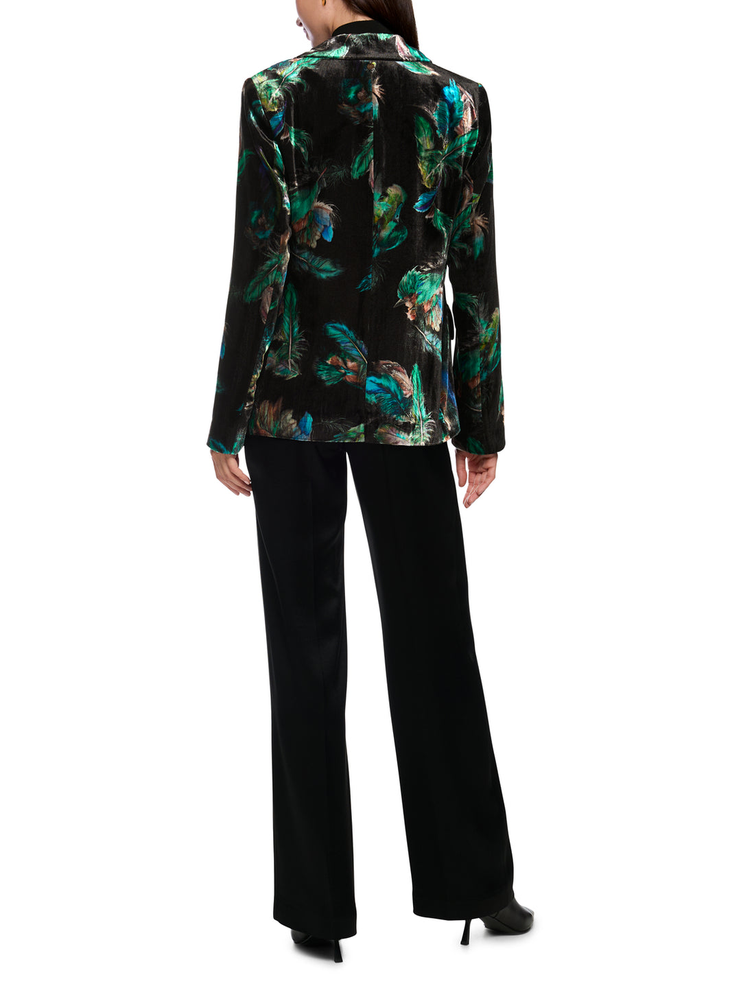 Marc Cain Collections Blazer – Groen-80% viscose, 20% polyamide-DAMES BLAZERS & GILETS-Groen
