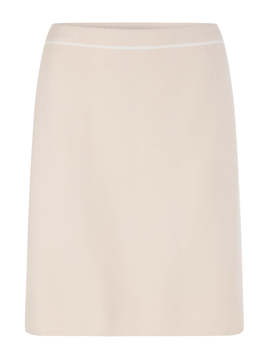 Marc Cain Collections – Korte Rok Beige-70% viscose, 30% polyester-DAMES ROKKEN-Beige