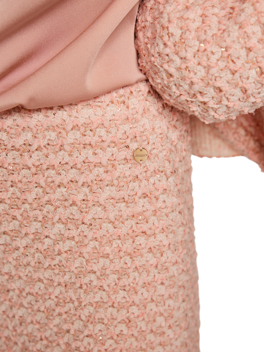 Marc Cain Collections – Korte Rok Roze-55% katoen, 38% polyamide, 5% polyester, 2% polyacryl-DAMES ROKKEN-Roze