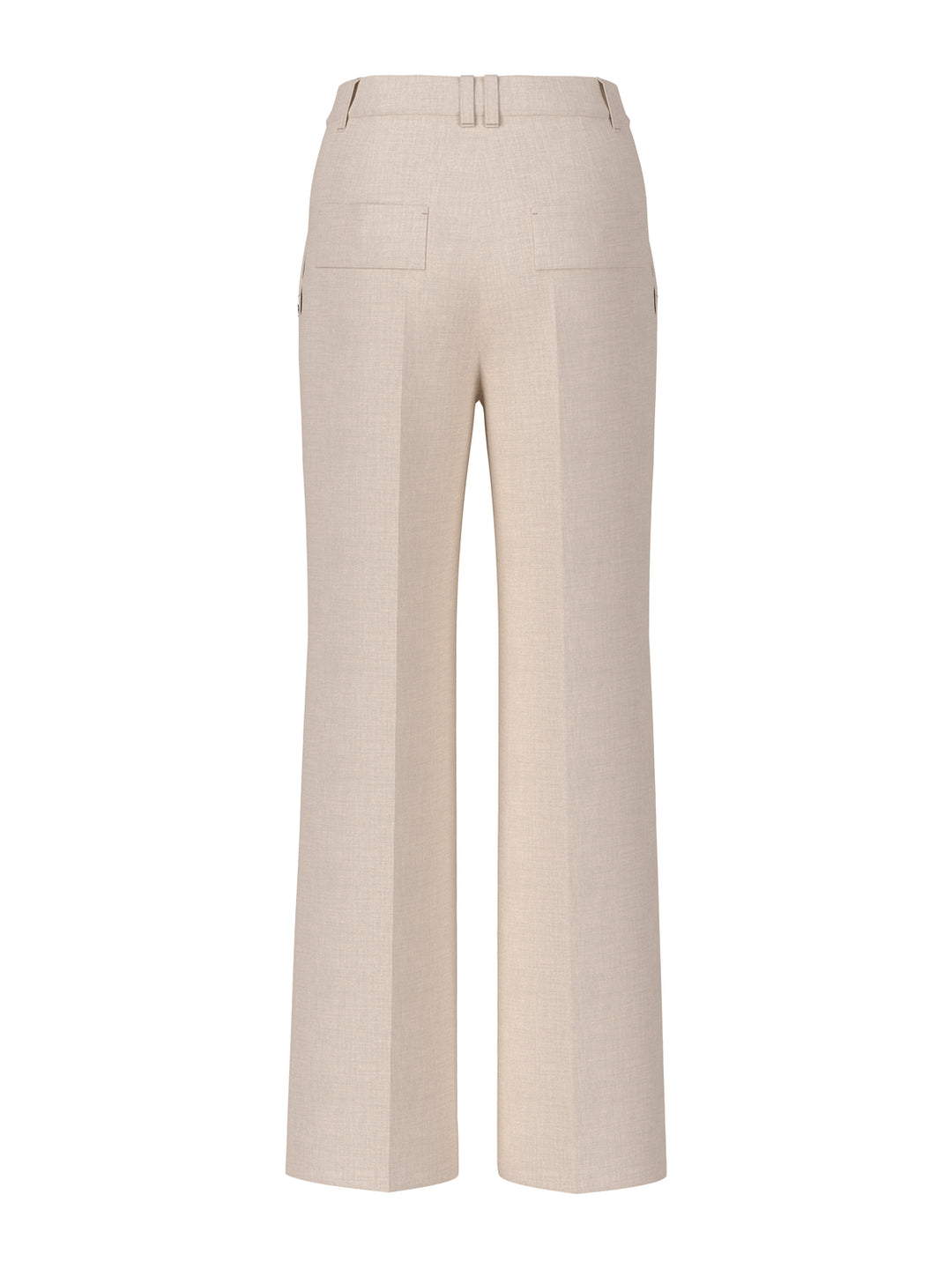 Marc Cain Collections Pantalon – Beige-48% viscise, 48% polyester, 4% elasthaan-DAMES BROEKEN-Beige