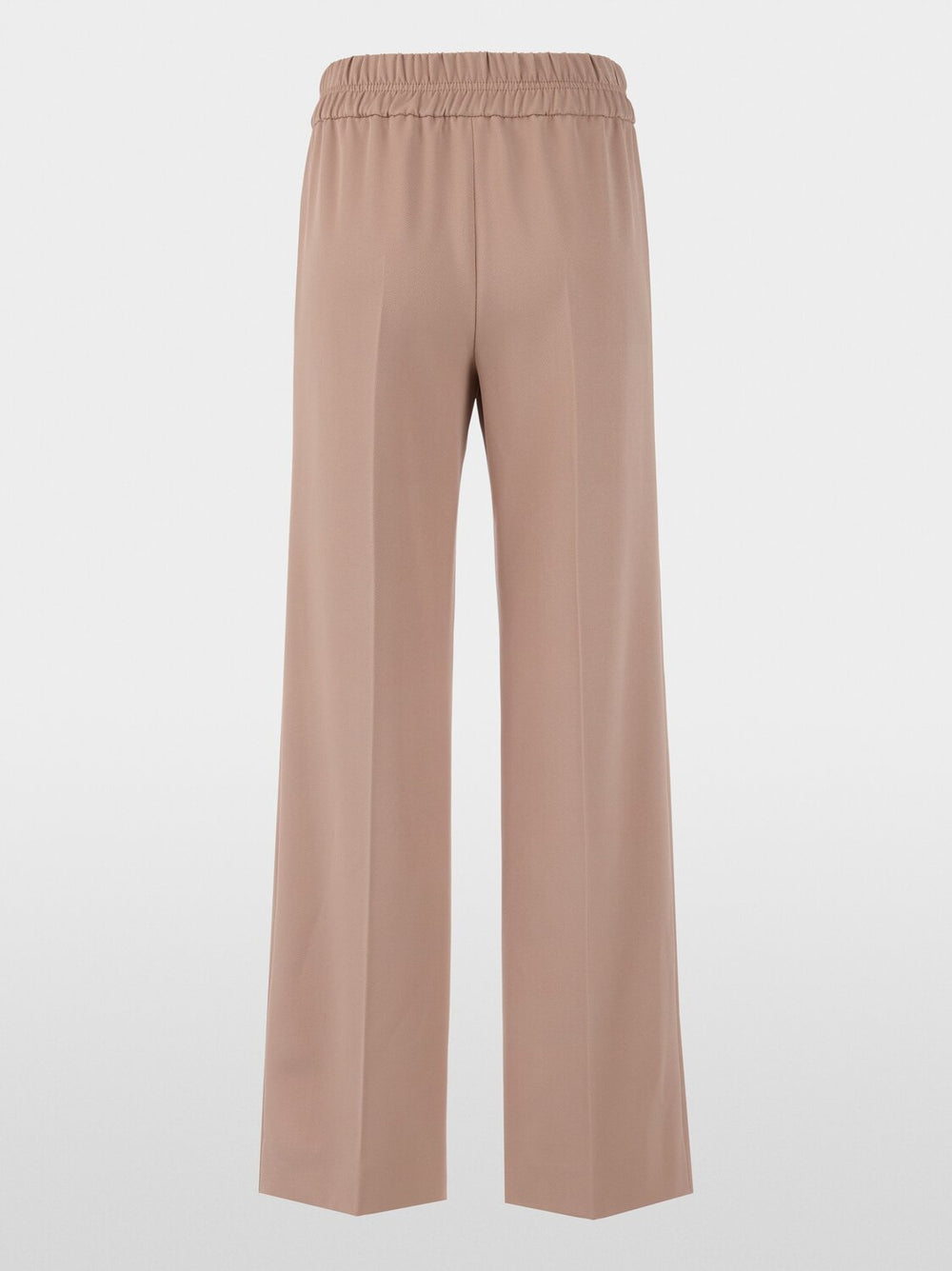 Marc Cain Collections – Pantalon Beige-91% polyester, 9% elastaan-DAMES BROEKEN-Beige