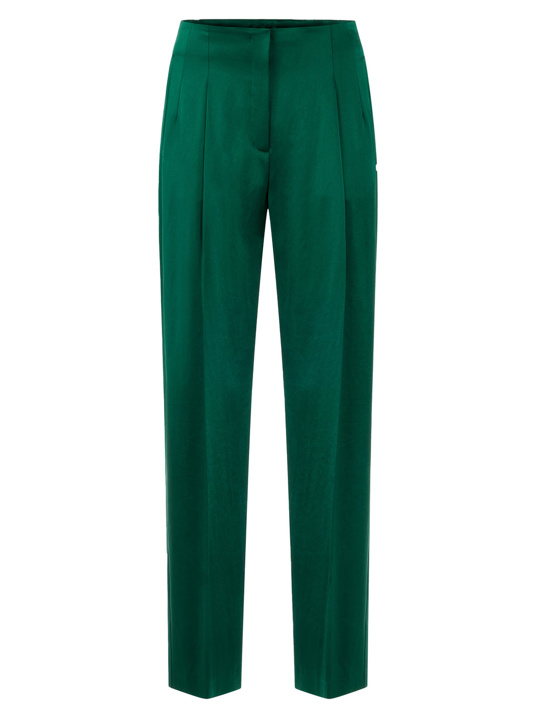 Marc Cain Collections Pantalon – Groen-72% actetaat, 28% polyester-DAMES BROEKEN-Groen