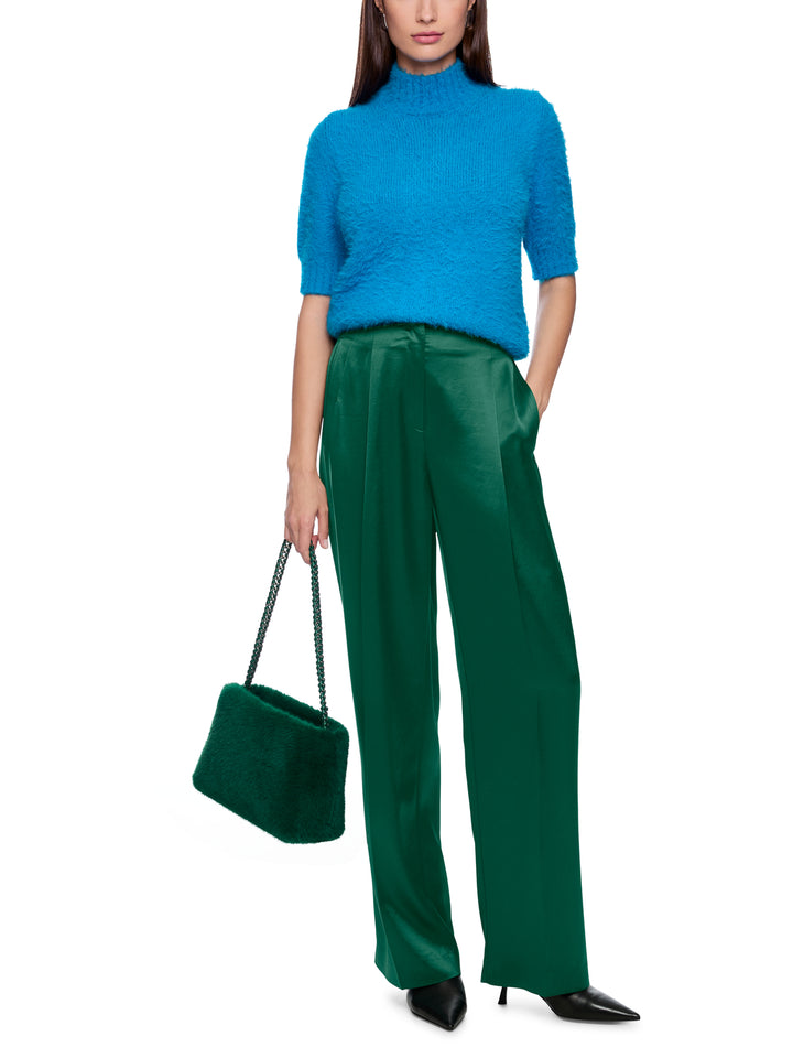 Marc Cain Collections Pantalon – Groen-72% actetaat, 28% polyester-DAMES BROEKEN-Groen