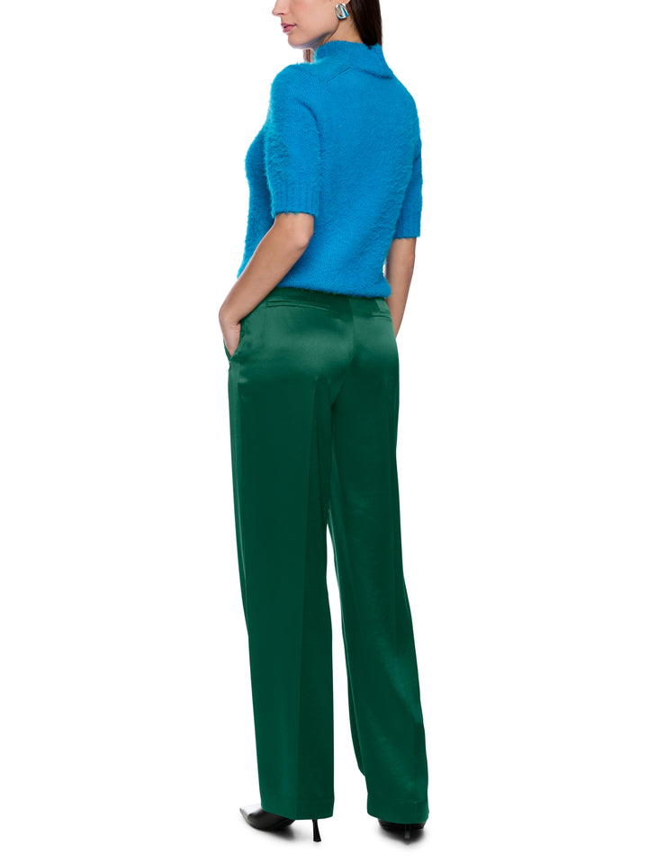 Marc Cain Collections Pantalon – Groen-72% actetaat, 28% polyester-DAMES BROEKEN-Groen