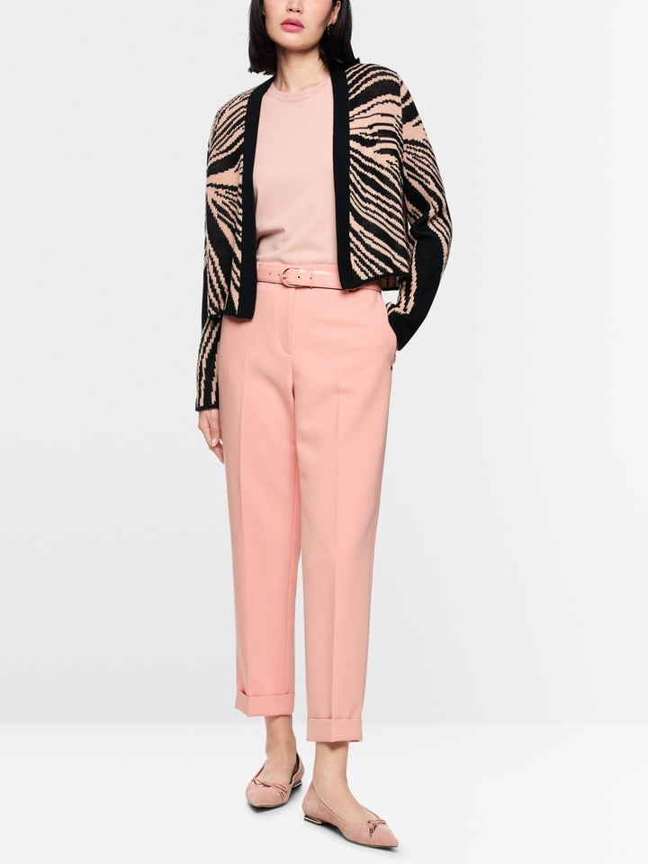 Marc Cain Collections – Pantalon Roze-71% polyester, 22% viscose, 7% elastaan-DAMES BROEKEN-Roze