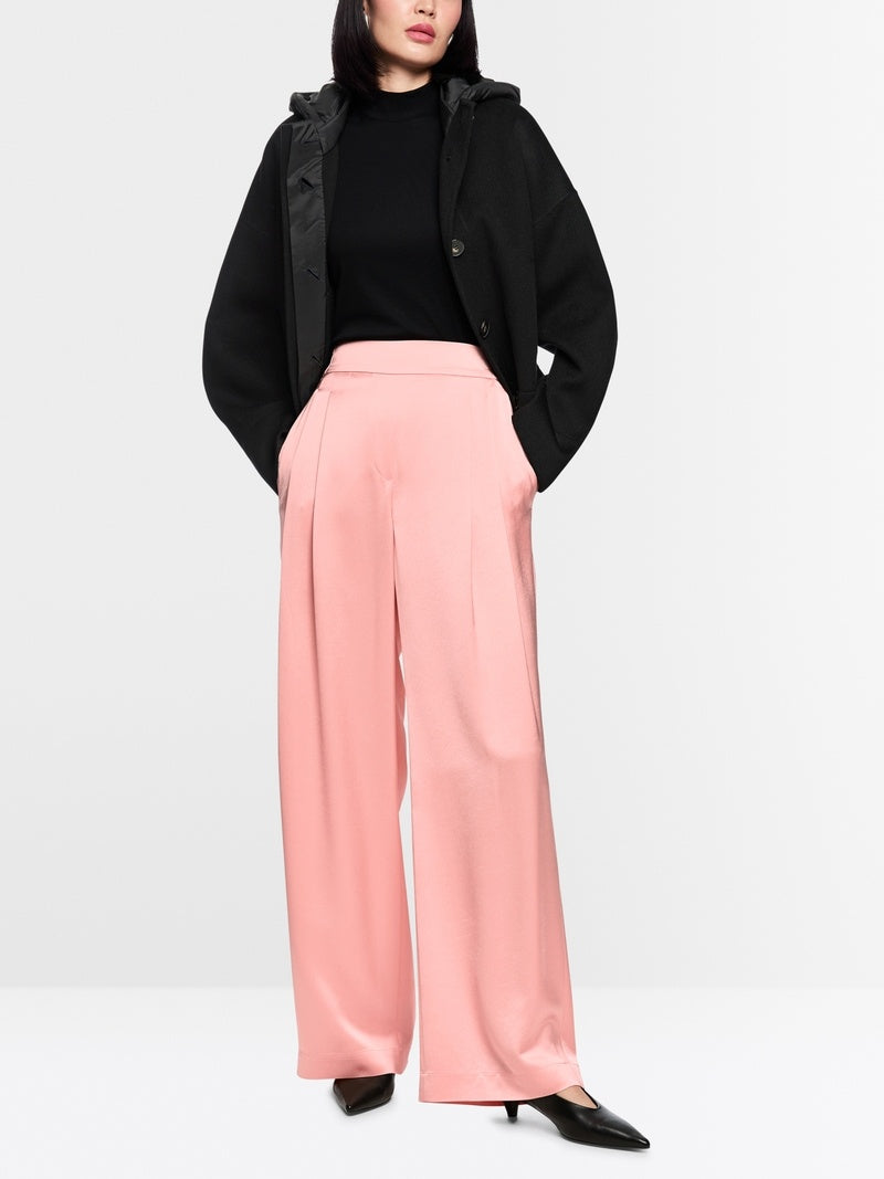 Marc Cain Collections – Pantalon Roze-82% acetate, 18% polyester-DAMES BROEKEN-Roze