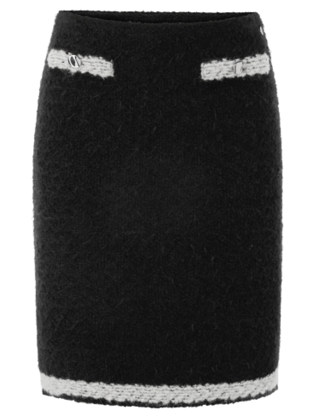 Marc Cain Collections Rok – Zwart-39% acryl, 33% wol, 14% polyamide, 8% katoen, 3% mohair, 3% alpaca<br />Voering: 100% p