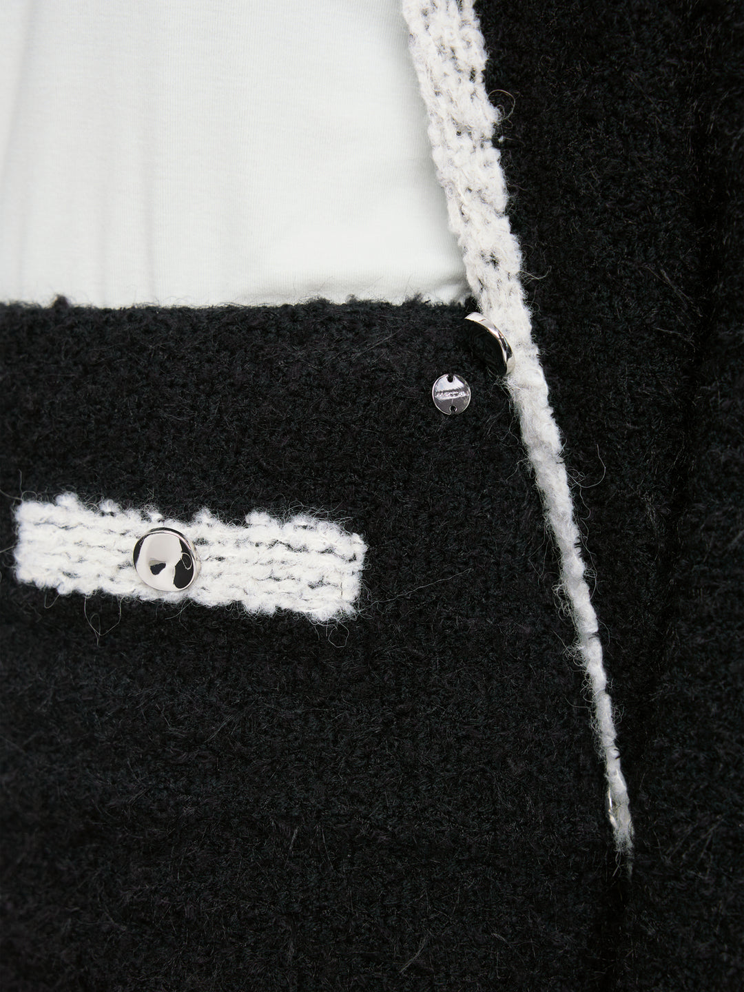 Marc Cain Collections Rok – Zwart-39% acryl, 33% wol, 14% polyamide, 8% katoen, 3% mohair, 3% alpaca<br />Voering: 100% p