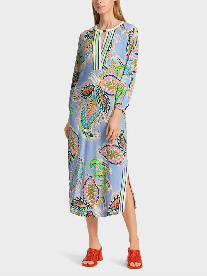 Marc Cain elegante jurk-95% viscose, 5% elastaan-DAMES JURKEN-Roze