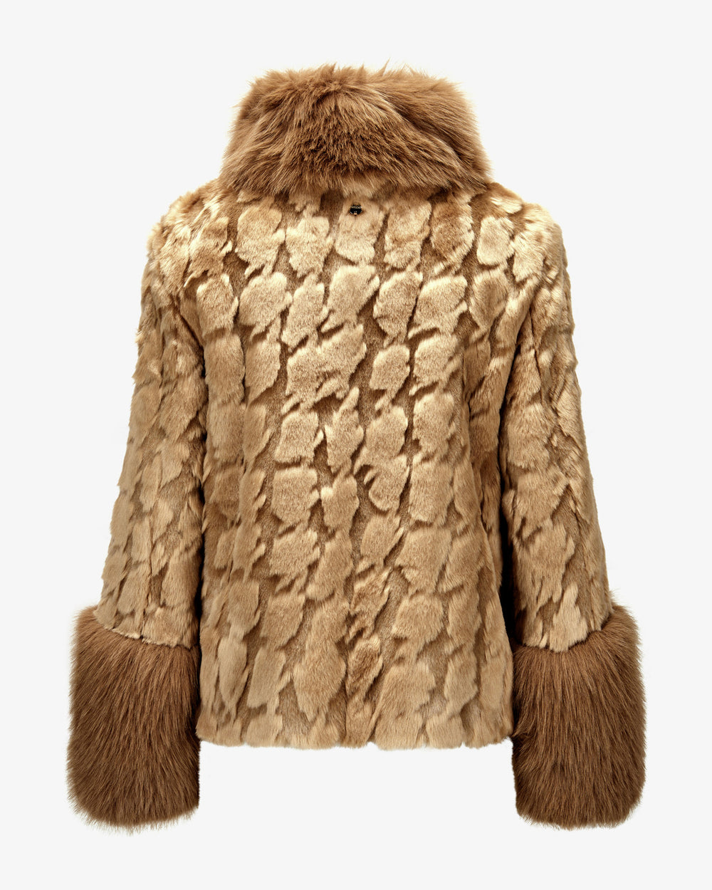 Marc Cain Faux Fur Jacket – Bruin-50% acryl, 50% modacryl<br />Voering: 55% polyester, 45% viscose-DAMES JASSEN & JACKS-B