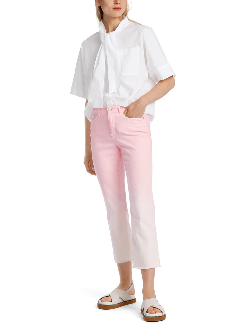 Marc Cain FORLI jeans-90% katoen, 8% elastomultiester, 2% elastaan-DAMES BROEKEN-Roze