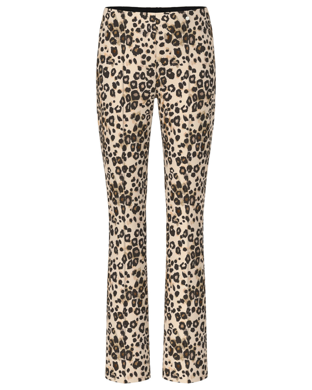 Marc Cain Frederica Pantalon – Soft Cappuccino-87% polyamide, 13% elasthaan -DAMES BROEKEN-Bruin