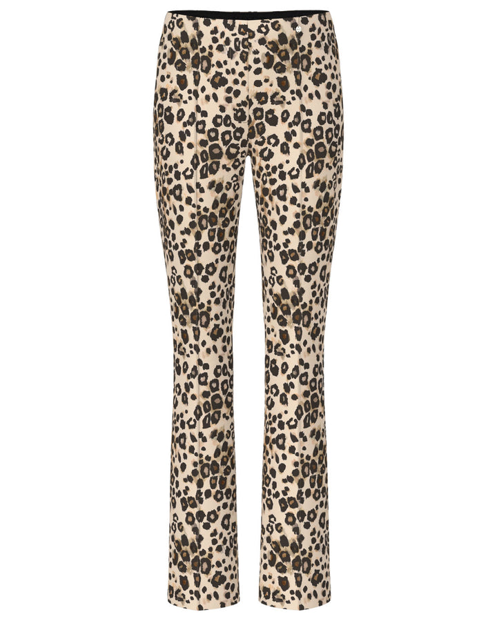 Marc Cain Frederica Pantalon – Soft Cappuccino-87% polyamide, 13% elasthaan -DAMES BROEKEN-Bruin