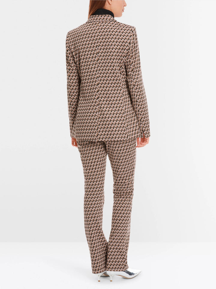 Marc Cain gebreide blazer-66% Polyester<br />26% Polyamide<br />8% Elastaan-DAMES BLAZERS & GILETS-Roze