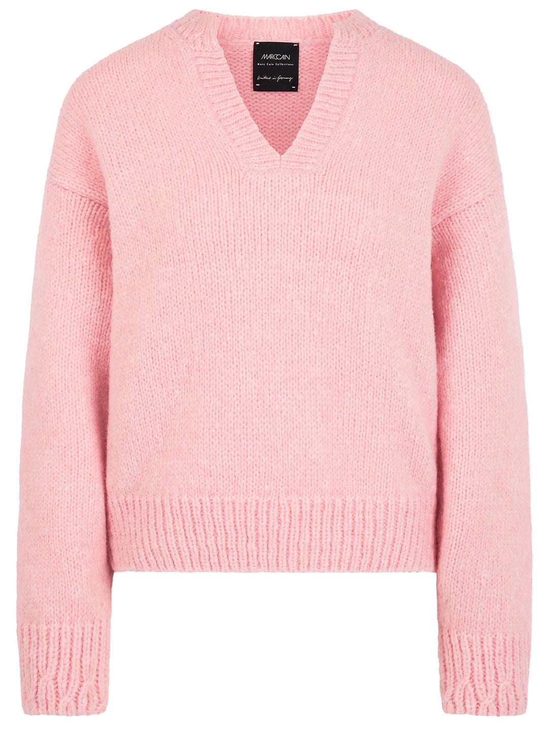 Marc Cain Gebreide Trui – Roze-45% wol, 30% alpaca, 25% polyamide-DAMES TRUIEN & VESTEN-Roze