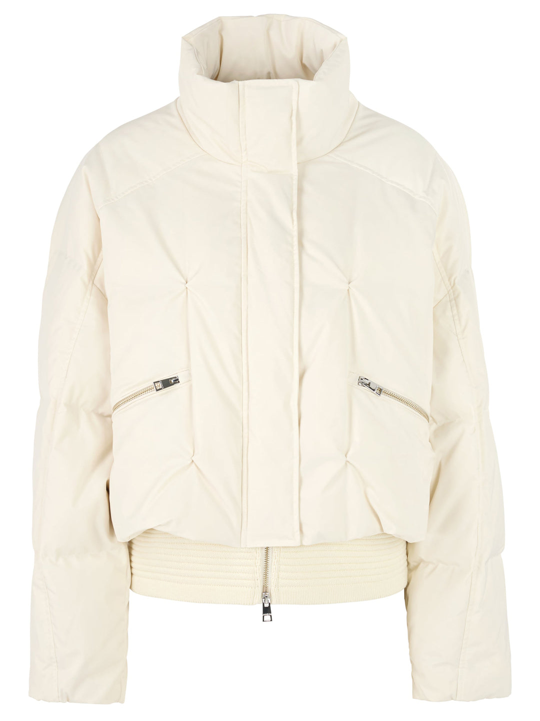 Marc Cain Gewatteerde Donsjas – Room-100% polyester<br />Band: 70% viscose, 18% polyester, 12% elastaan<br />vulling: 90% Dons, 10% veer-DAMES JASSEN & JACKS-Room