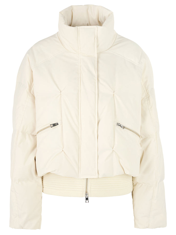 Marc Cain Gewatteerde Donsjas – Room-100% polyester<br />Band: 70% viscose, 18% polyester, 12% elastaan<br />vulling: 90% Dons, 10% veer-DAMES JASSEN & JACKS-Room