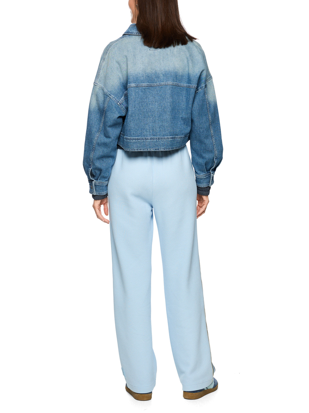 Marc Cain Jack – Blauw-99% katoen, 1% elastaan-DAMES JASSEN & JACKS-Blauw