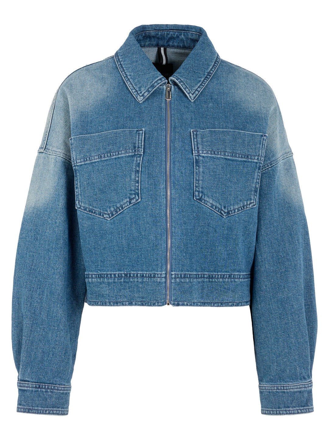 Marc Cain Jack – Blauw-99% katoen, 1% elastaan-DAMES JASSEN & JACKS-Blauw