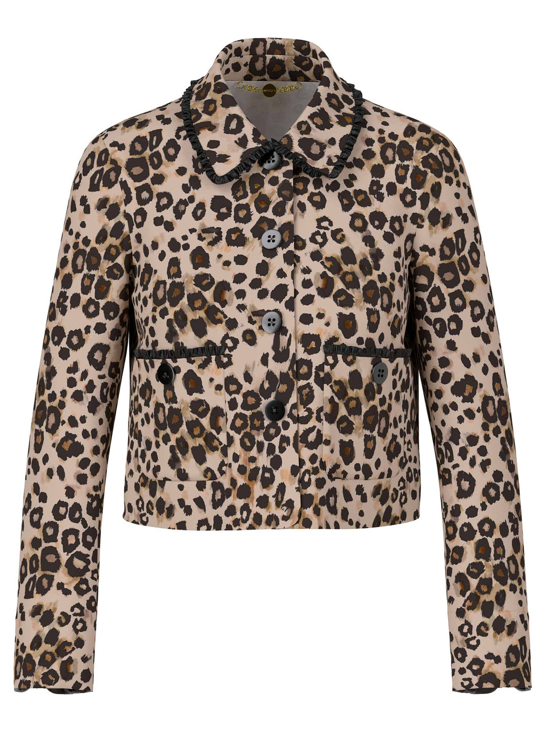 Marc Cain Jasje-87% polyamide 13% elastaan-DAMES BLAZERS & GILETS-Bruin