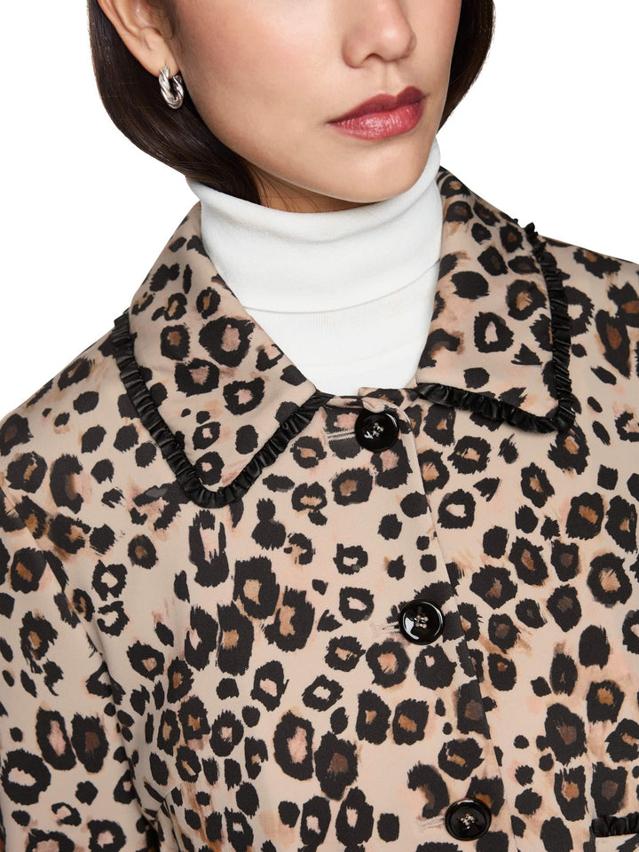 Marc Cain Jasje-87% polyamide 13% elastaan-DAMES BLAZERS & GILETS-Bruin