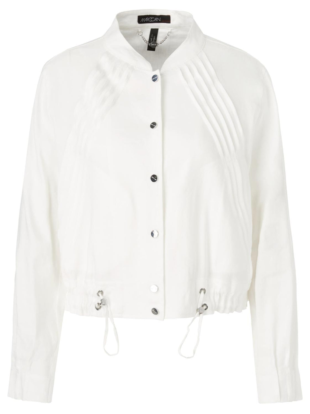 Marc Cain jasje met details-59% linnen<br />39% viscose<br />2% elastaan-DAMES BLAZERS & GILETS-Room