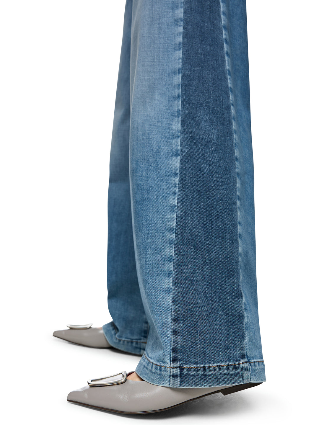 Marc Cain Jeans – Blauw-92% katoen 6% elastomultiester 2% elastaan-DAMES BROEKEN-Blauw