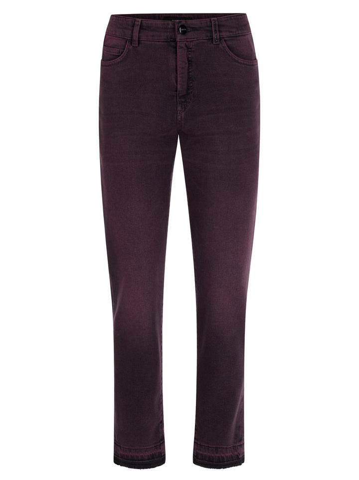 Marc Cain Jeans – Paars-98% katoen, 2% elastaan<br />-DAMES BROEKEN-Paars