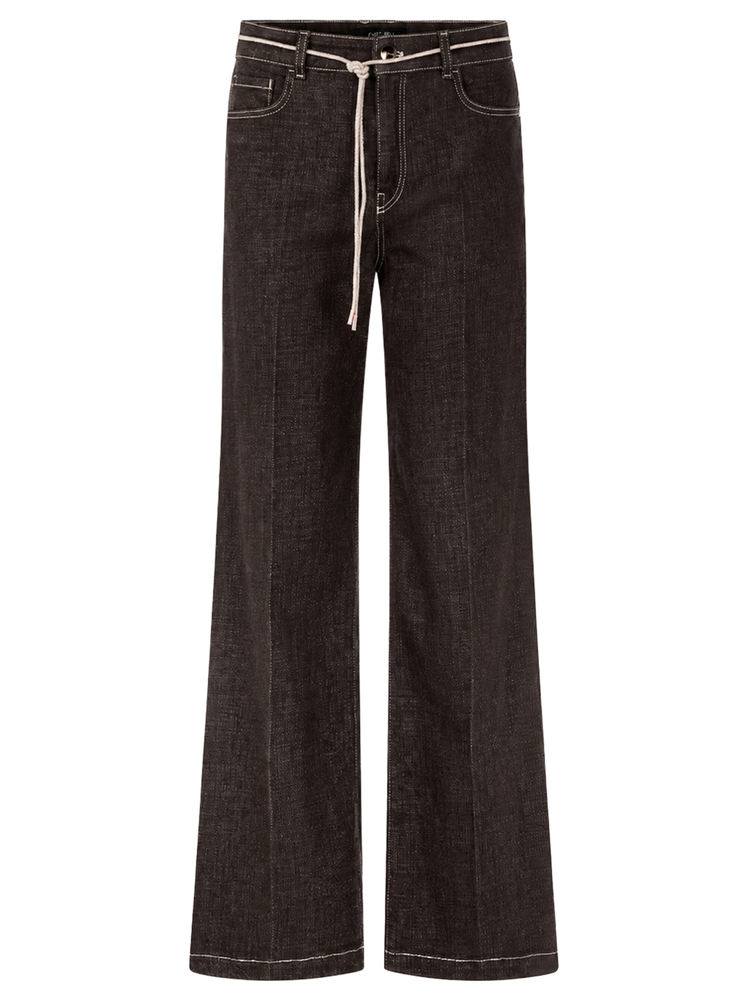 Marc Cain Jeans WARRI met contrasterende details -84% katoen, 12% viscose, 2% polyamide, 1% elastaan, 1% polyester gemeta