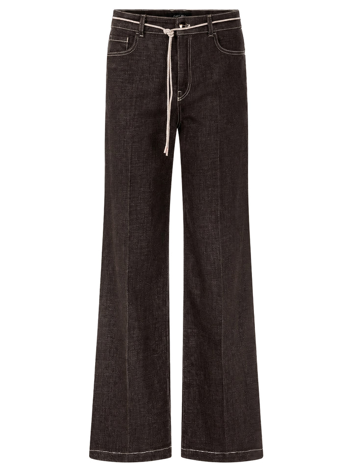 Marc Cain Jeans WARRI met contrasterende details -84% katoen, 12% viscose, 2% polyamide, 1% elastaan, 1% polyester gemeta