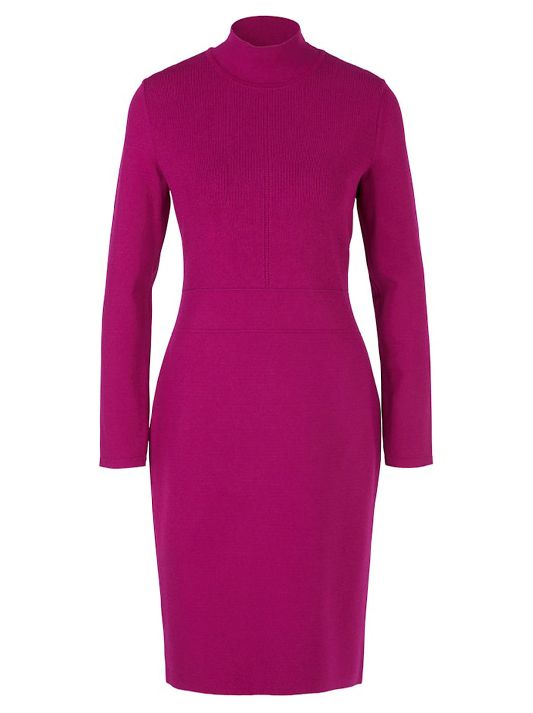 Marc Cain jurk met col ‘Rethink Together’-alg.: 88% viscose (gerecycled), 12% polyester-DAMES JURKEN-Paars