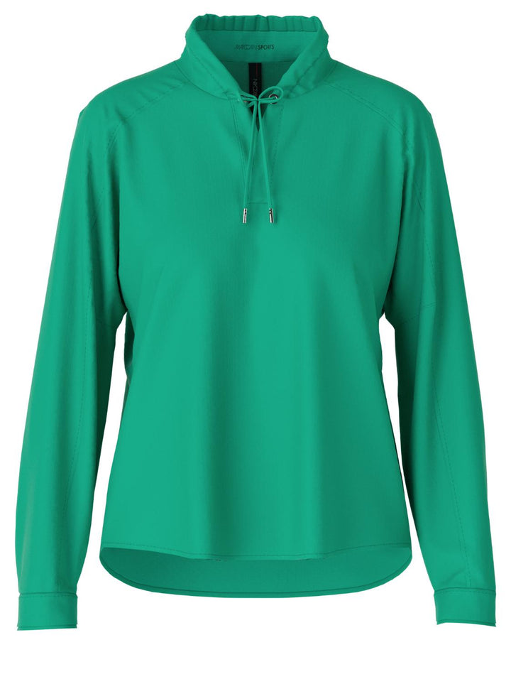 Marc Cain kimono blouse-100% polyester-DAMES TOPS & BLOUSES-Groen