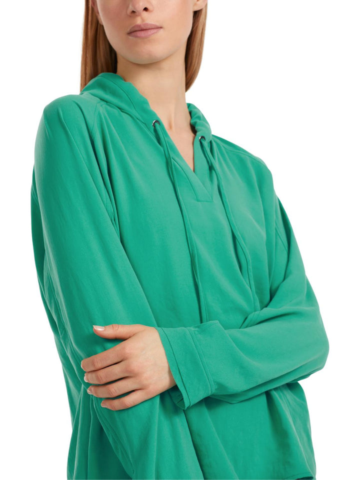 Marc Cain kimono blouse-100% polyester-DAMES TOPS & BLOUSES-Groen