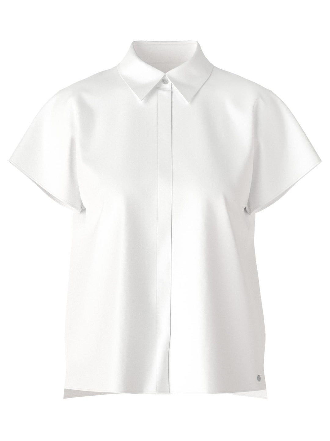 Marc Cain kimonoblouse-50% katoen, 46% viscose, 4% elastaan-DAMES TOPS & BLOUSES-Wit