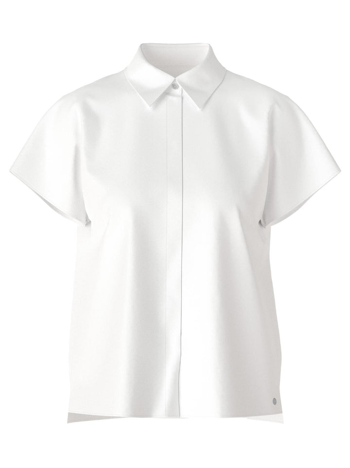 Marc Cain kimonoblouse-50% katoen, 46% viscose, 4% elastaan-DAMES TOPS & BLOUSES-Wit