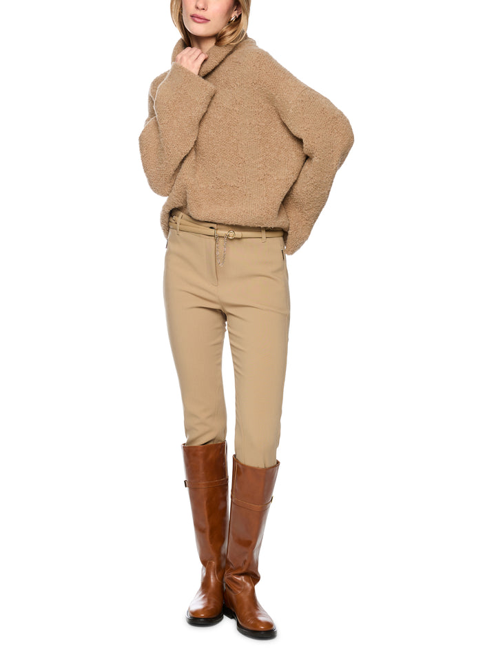 Marc Cain Knitted in Germany Coltrui – Beige-46% acryl, 23% wol, 22% alpaca, 9% polyamide-DAMES TRUIEN & VESTEN-Beige